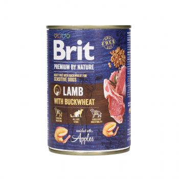 BRIT PREMIUM BY NATURE PUSZKA 400 G PIES LAMB & BUCKWEAT