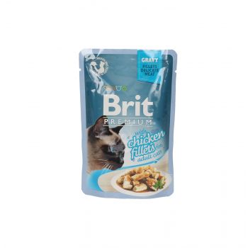 BRIT KOT SASZETKA 85G FILECIKI Z KURCZAKA W SOSIE