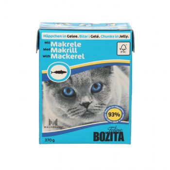 BOZITA FELINE KARTONIK 370G KAWAŁKI W GALARECIE Z MAKRELĄ 64911