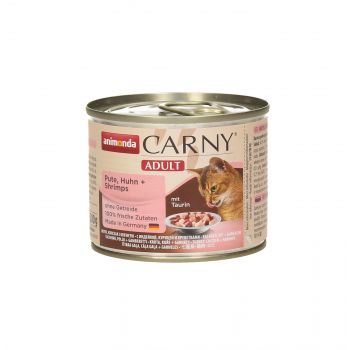 ANIMONDA CARNY PUSZKA 200G KOT INDYK/KURCZAK/KREWETKI 83737