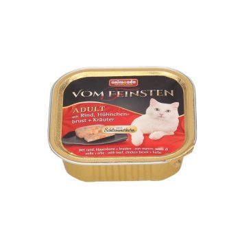 ANIMONDA SZALKA VOM FEIN KOT 100G GOURMENT CENTRE WOŁOWINA/PIERŚ KURCZAKA + ZIOŁA 83264