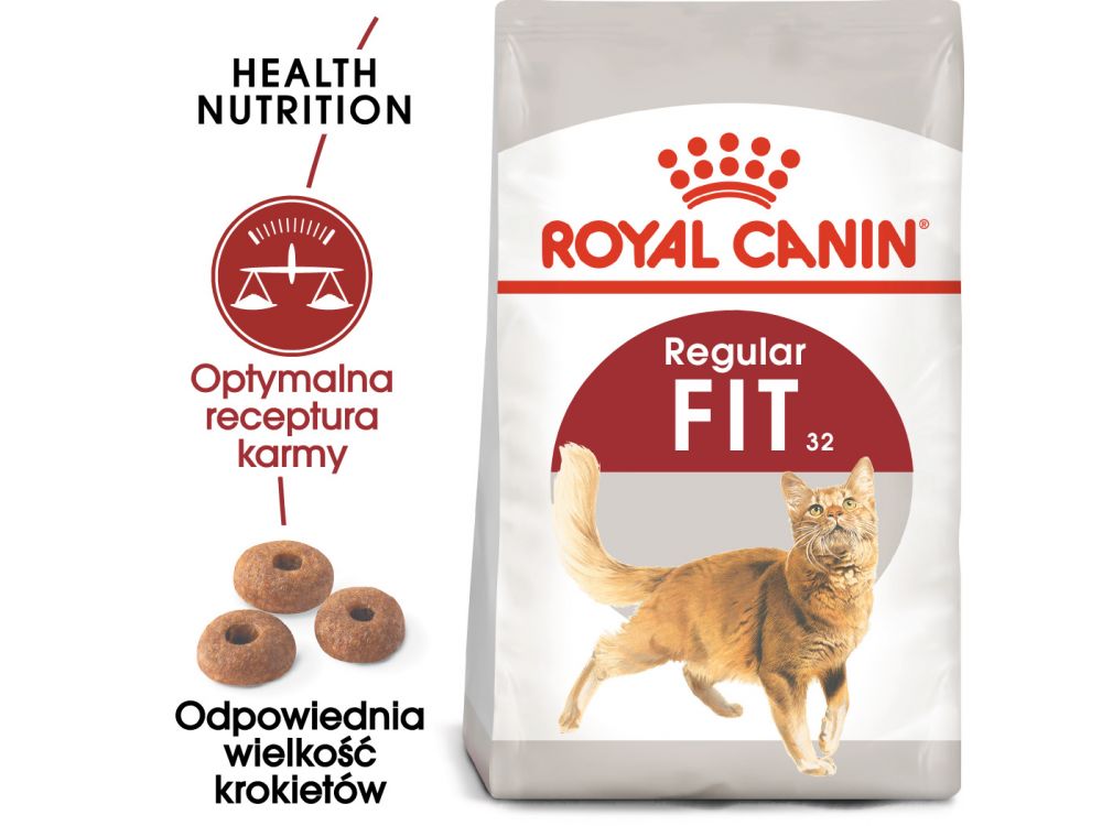 ROYAL CANIN FIT karma sucha dla kotów dorosłych, wspierająca idealną kondycję 10 KG