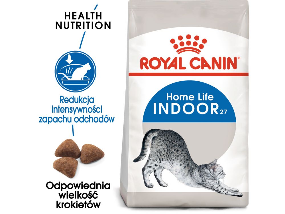ROYAL CANIN Indoor karma sucha dla kotów dorosłych, przebywających wyłącznie w domu 2 KG