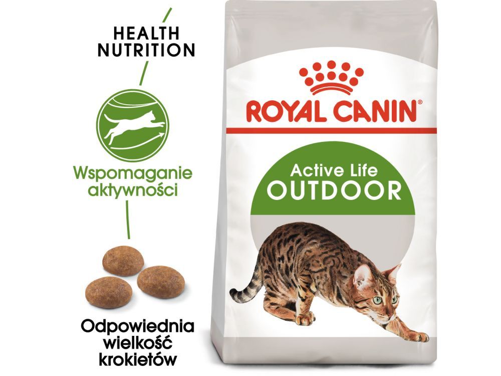 ROYAL CANIN Outdoor karma sucha dla kotów dorosłych, wychodzących na zewnątrz 4 KG