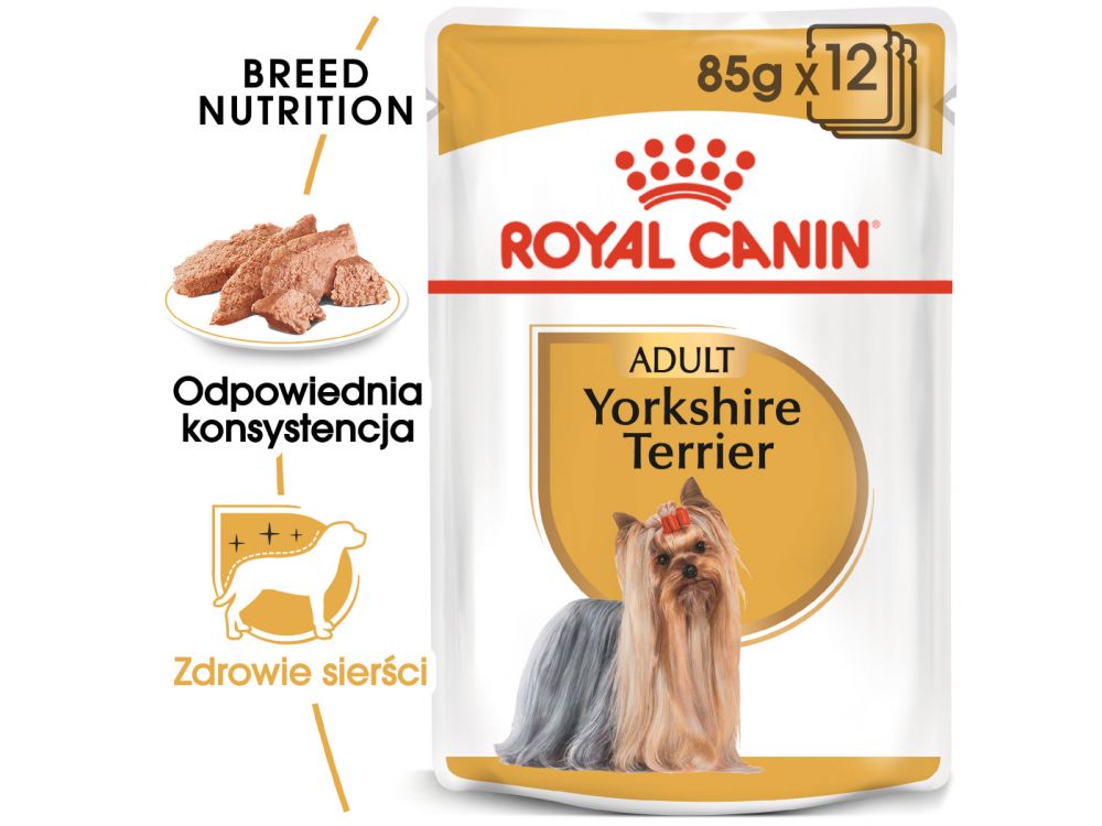 ROYAL CANIN Yorkshire Terrier Adult karma mokra - pasztet, dla psów dorosłych rasy yorkshire terrier 85 G