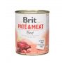 BRIT CARE PUSZKA 800G PIES PATE&MEAT BEEF