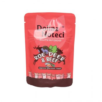 DOLINA NOTECI SUPERFOOD DLA KOTA SARNA I WOŁOWINA 85G SASZETKA