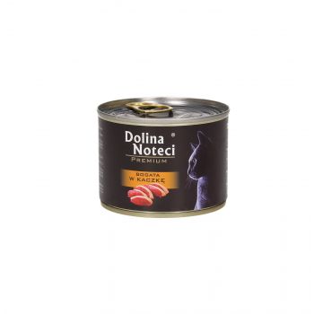 DOLINA NOTECI PREMIUM KOT PUSZKA 185G BOGATA W KACZKĘ