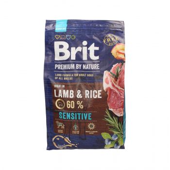 BRIT PREMIUM BY NATURE SENSITIVE LAMB&RICE 3KG