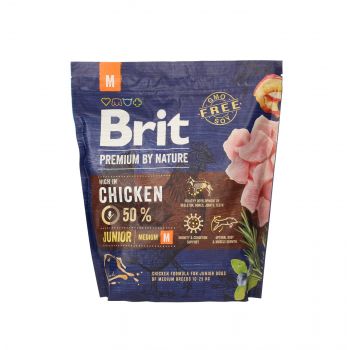 BRIT PREMIUM BY NATURE JUNIOR MEDIUM BREED 1KG