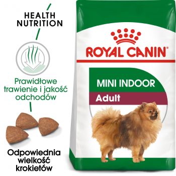 ROYAL CANIN INDOOR ADULT KARMA SUCHA DLA PSÓW DOROSŁYCH, RAS MAŁYCH, PRZEBYWAJĄCYCH GŁÓWNIE W DOMU 1,5 KG