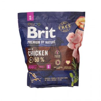 BRIT PREMIUM BY NATURE ADULT SMALL BREED 1KG