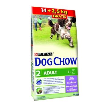 DOG CHOW ADULT JAGNIĘCINA 14 KG + 2,5 KG GRATIS 12609058