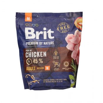 BRIT PREMIUM BY NATURE ADULT MEDIUM BREED 1KG