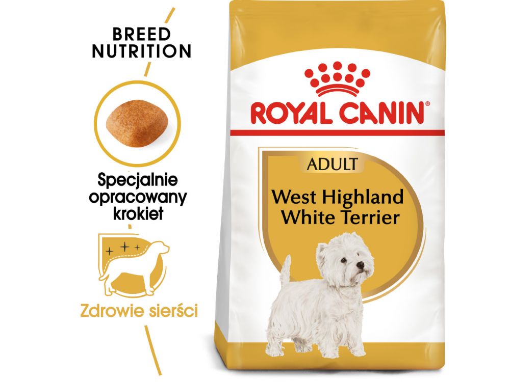 ROYAL CANIN West Highland White Terrier Adult karma sucha dla psów dorosłych rasy west highland white terrier 3 KG