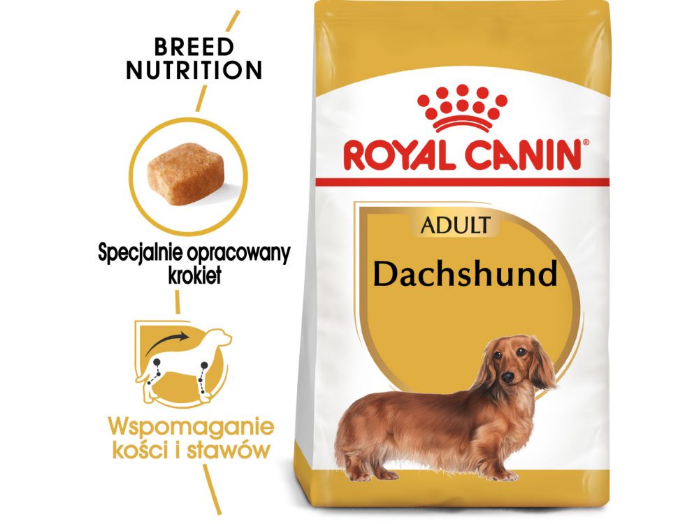 ROYAL CANIN Dachshund karma sucha dla psów dorosłych rasy jamnik 7,5 KG