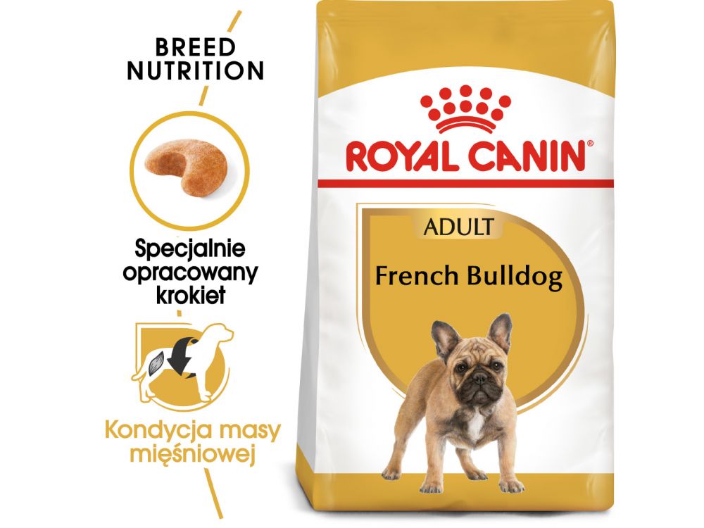 ROYAL CANIN French Bulldog Adult karma sucha dla psów dorosłych rasy bulldog francuski 3 KG