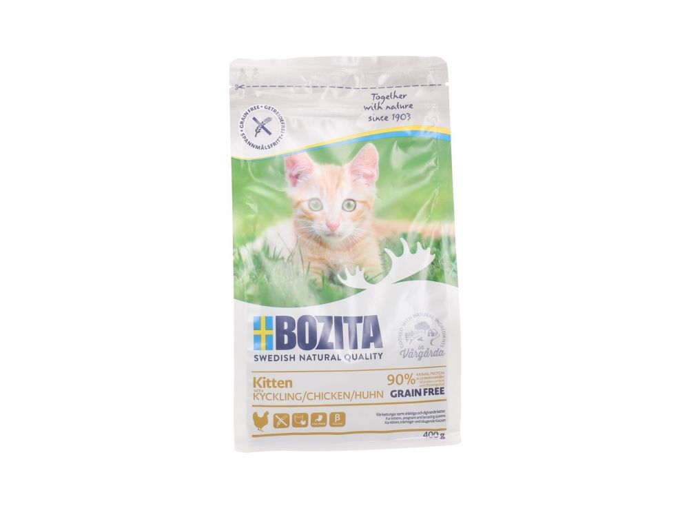 BOZITA CAT KITTEN GRAIN FREE CHICKEN 400 G 31111