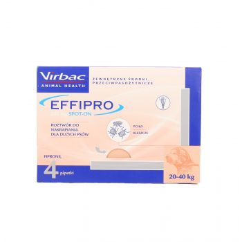 EFFIPRO  L  4 X 2,68ML  SPOT-ON  ROZTWÓR DO NAKRAPIANIA