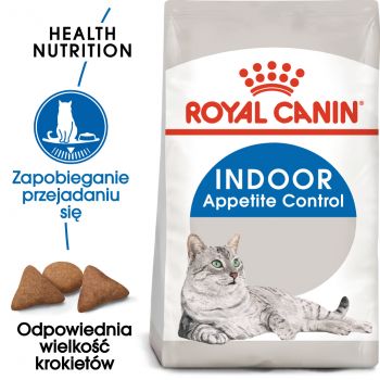 ROYAL CANIN Indoor Apetite Control karma sucha dla kotów dorosłych, przebywających wyłącznie w domu, domagających się jedzenia 0,4 KG
