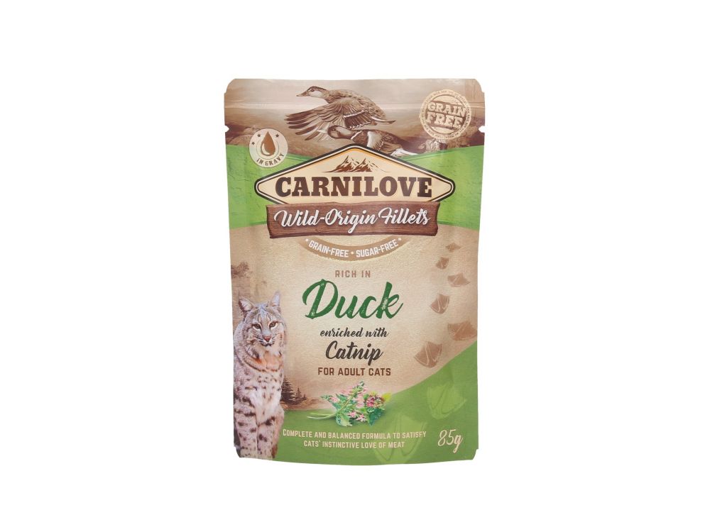 CARNILOVE KOT SASZETKA DUCK & CATNIP 85G