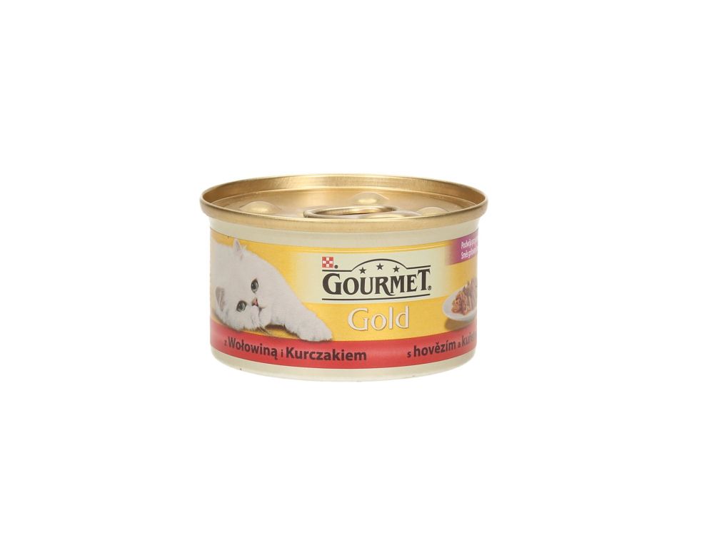 GOURMET GOLD DUO WOŁOWINA/KURCZAK 85G 12557731