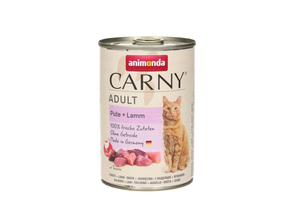 ANIMONDA CARNY PUSZKA 400G KOT INDYK/JAGNIĘCINA 83823
