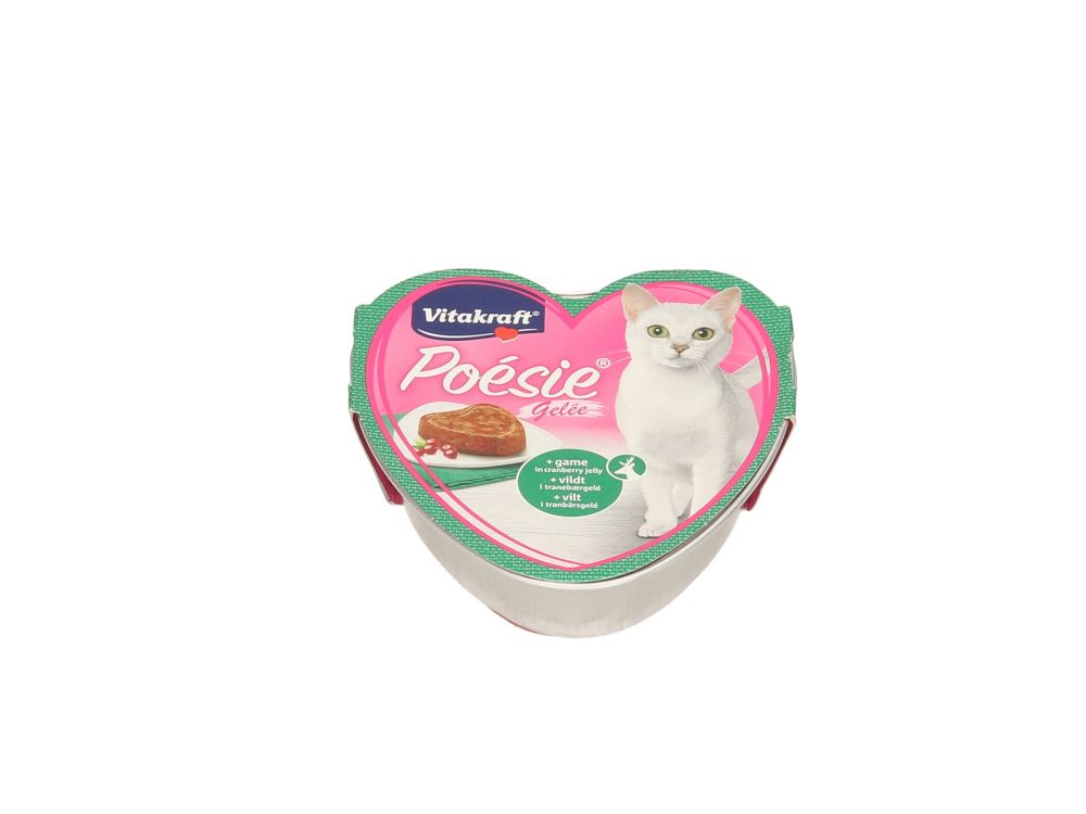 VITAKRAFT SZALKA DLA KOTA POESIE DZICZYZNA I ŻURAWINA W GALARECIE 85G 2435333