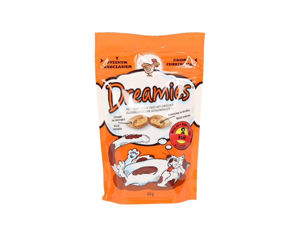 DREAMIES PRZYSMAK DLA KOTA Z KURCZAKIEM 60G