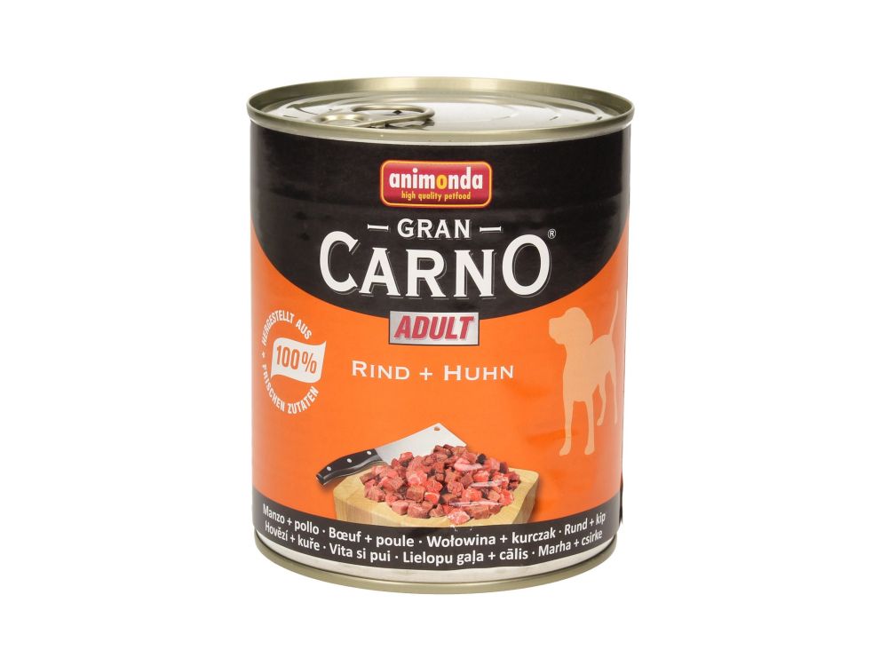 ANIMONDA GRANCARNO PUSZKA 800G WOŁOWINA/KURCZAK  82741
