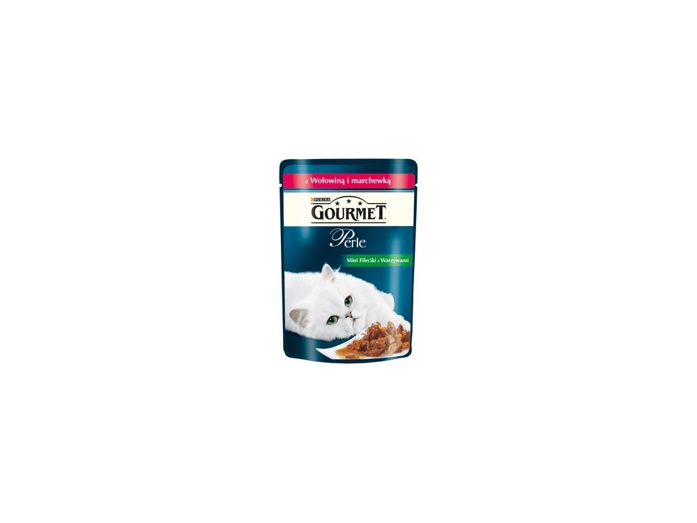 GOURMET PERLE SASZETKA 85G WOŁOWINA/MARCHEWKA 12486256