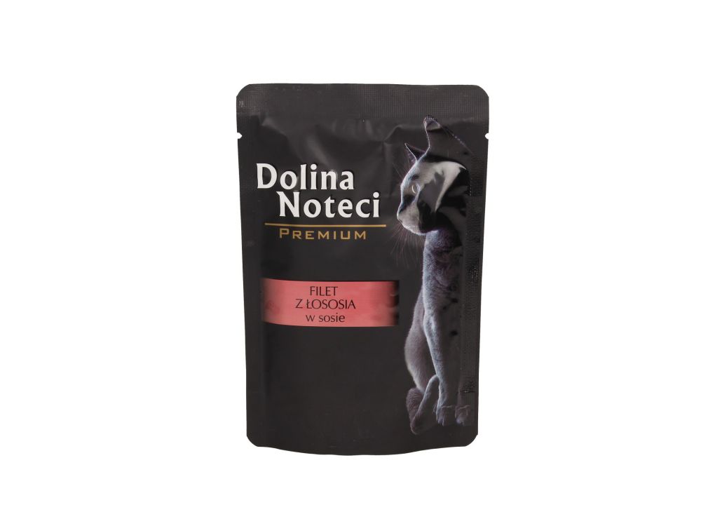 DOLINA NOTECI PREMIUM KOT SASZETKA FILET Z ŁOSOSIA 85G