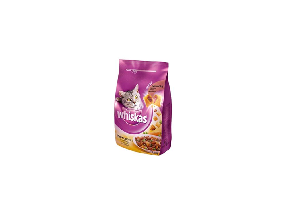 WHISKAS SUCHY KURCZAK 14 KG