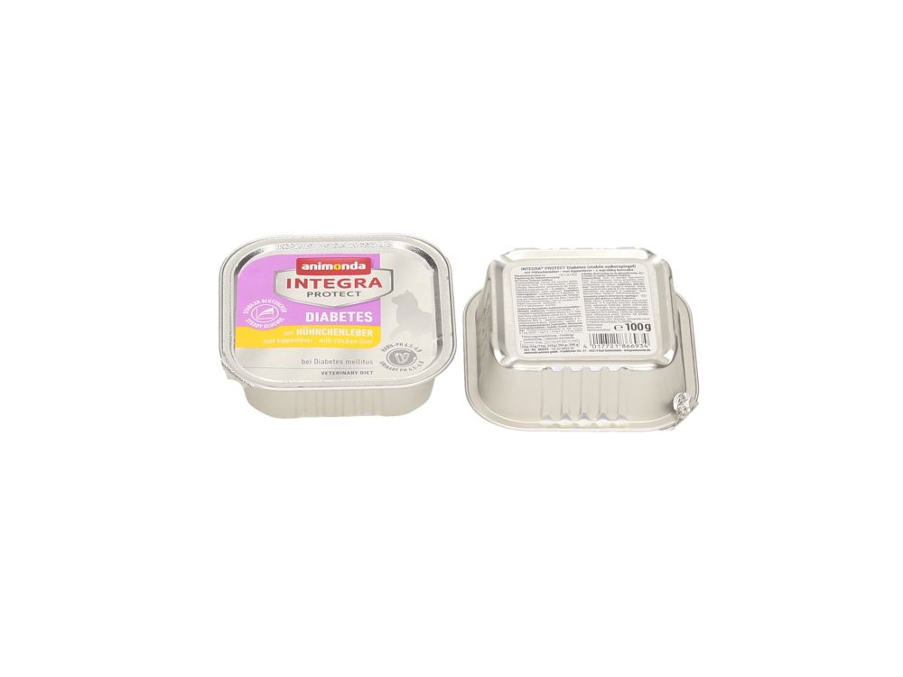 ANIMONDA INTEGRA PROTECT DIABETES SZALKA DLA KOTA 100G WĄTRÓBKA KURCZAKA 86693