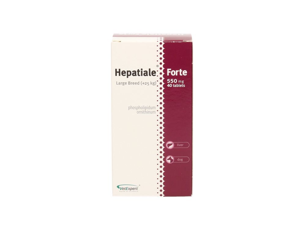 HEPATIALE FORTE LARGE BREED 40 TAB. POW.25 KG