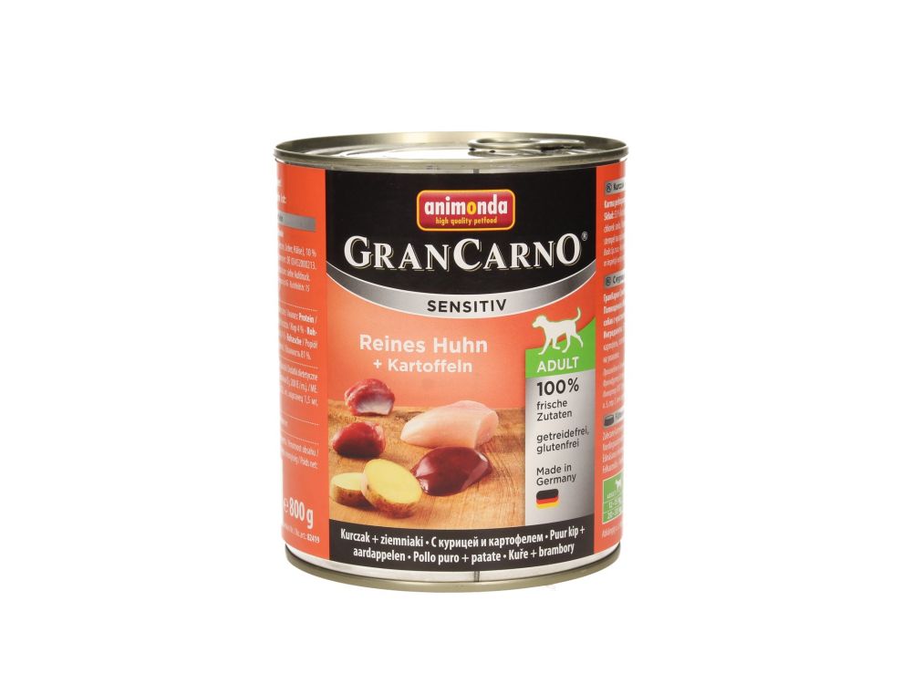 ANIMONDA GRANCARNO SENSITIV PUSZKA 800G KURCZAK Z ZIEMNIAKAMI 82419