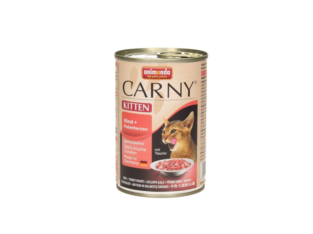 ANIMONDA CARNY PUSZKA 400G KITTEN WOŁOWINA/INDYK 83971