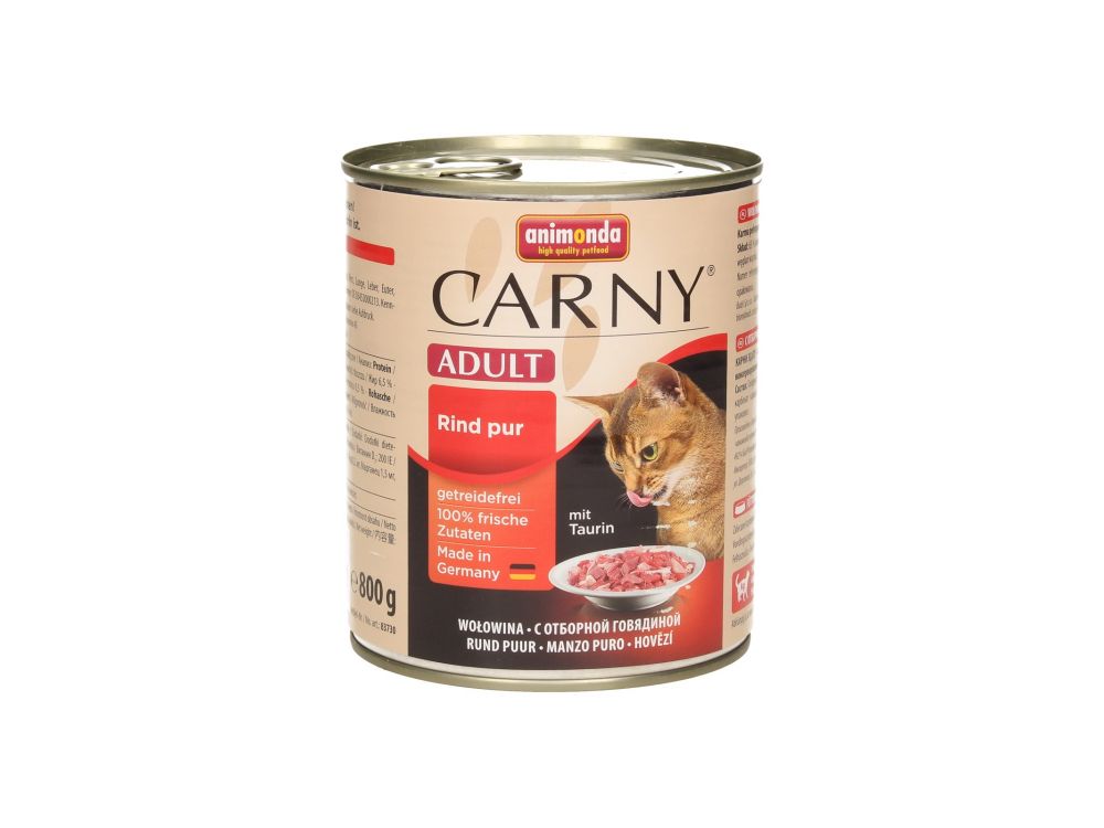 ANIMONDA CARNY PUSZKA 800G KOT WOŁOWINA 83730