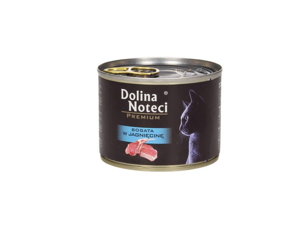 DOLINA NOTECI PREMIUM KOT PUSZKA 185G BOGATA W JAGNIĘCINĘ