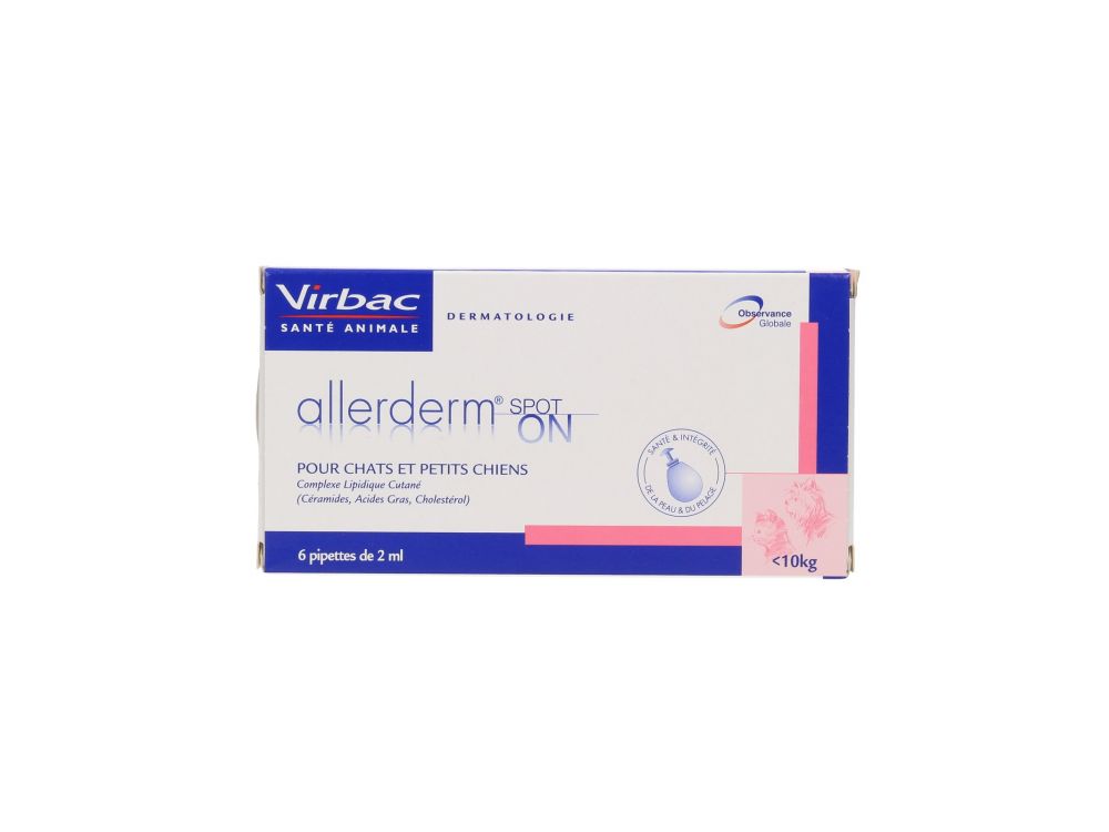 ALLERDERM SPOT-ON 2 ML X 6 SZT. - KOT I MAŁY PIES