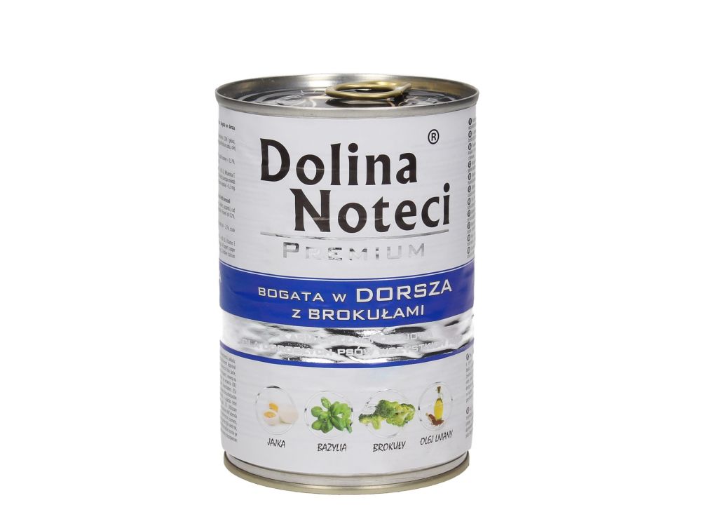 DOLINA NOTECI PREMIUM BOGATA W DORSZA Z BROKUŁAMI 400G