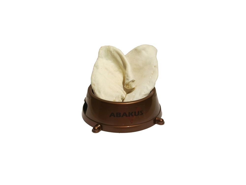 ABAKUS USZY WIEPRZOWE BIAŁE 1SZT.