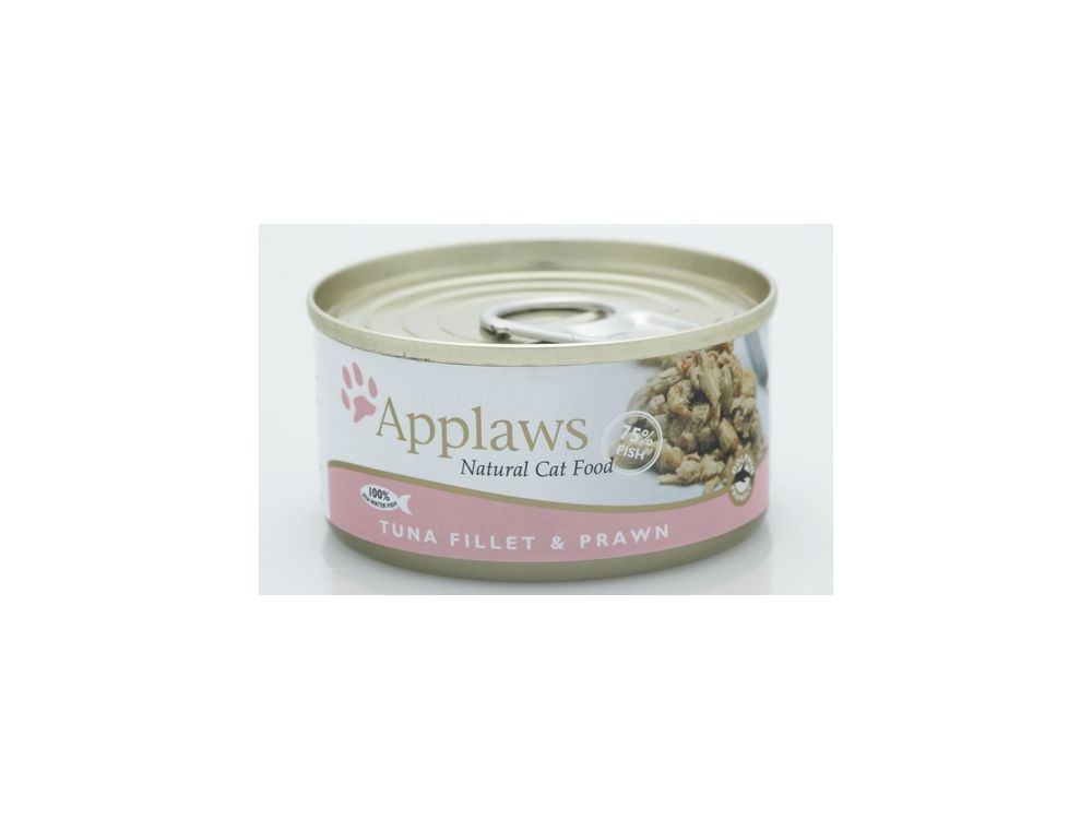 APPLAWS PUSZKA KOT 156G TUŃCZYK, KREWETKI