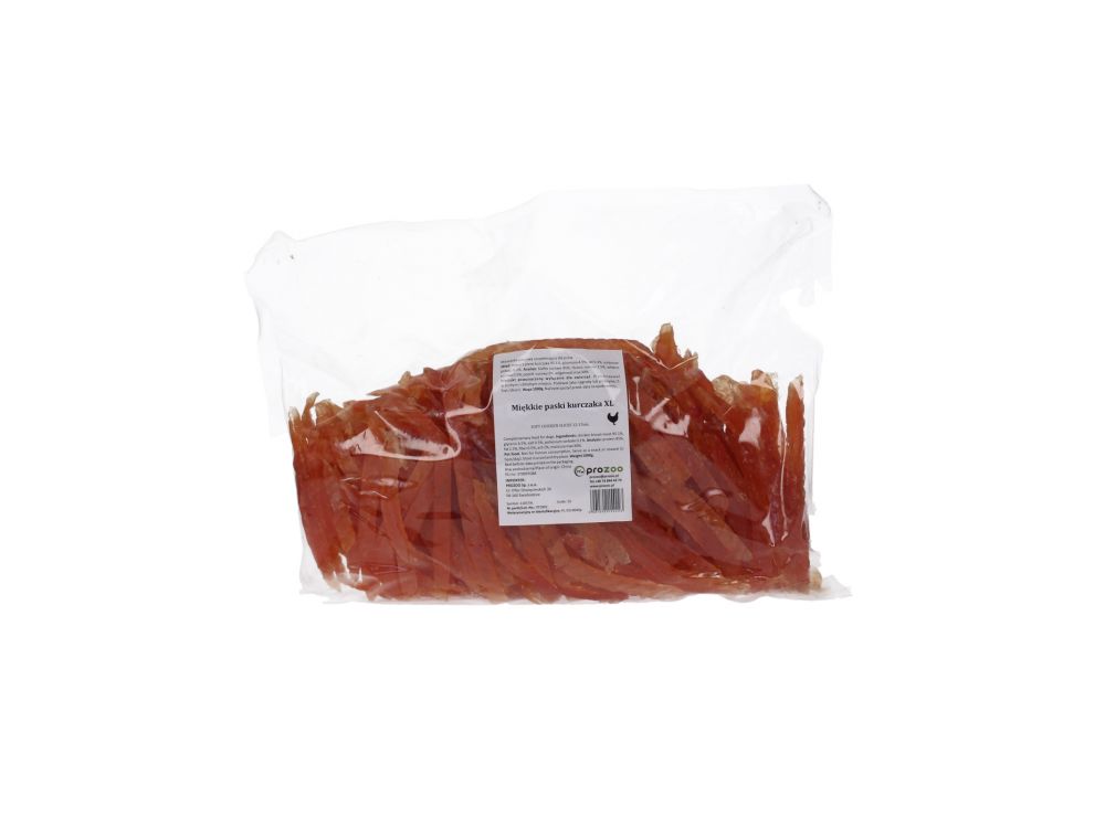 PROZOO FINEYORK MIĘKKIE PASKI KURCZAKA 12-13CM XL 1KG 11057XL