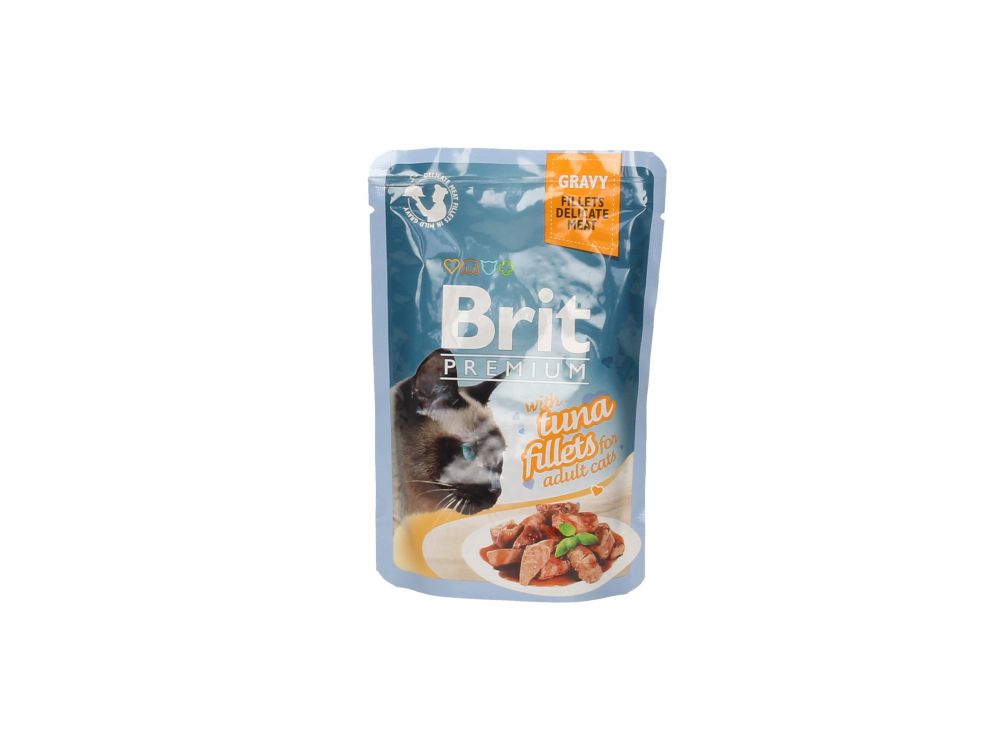 BRIT KOT SASZETKA 85G FILECIKI Z TUŃCZYKA W SOSIE