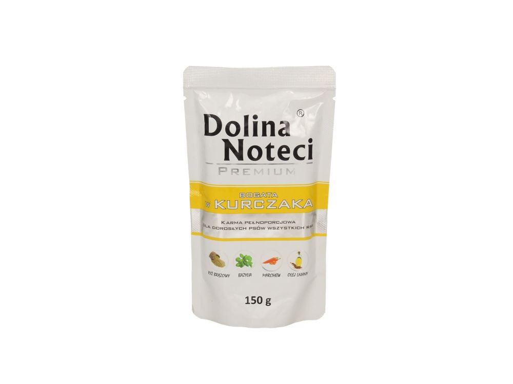 DOLINA NOTECI PREMIUM BOGATA W KURCZAKA SASZETKA 150G