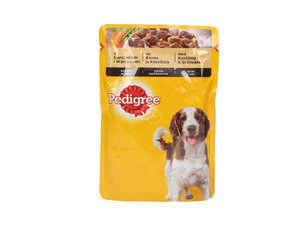 PEDIGREE SASZETKA 100G Z KURCZAKIEM W SOSIE