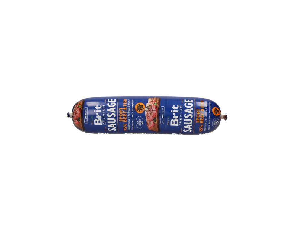 BRIT SAUSAGE BEEF & FISH SPORT FORMULA 800G