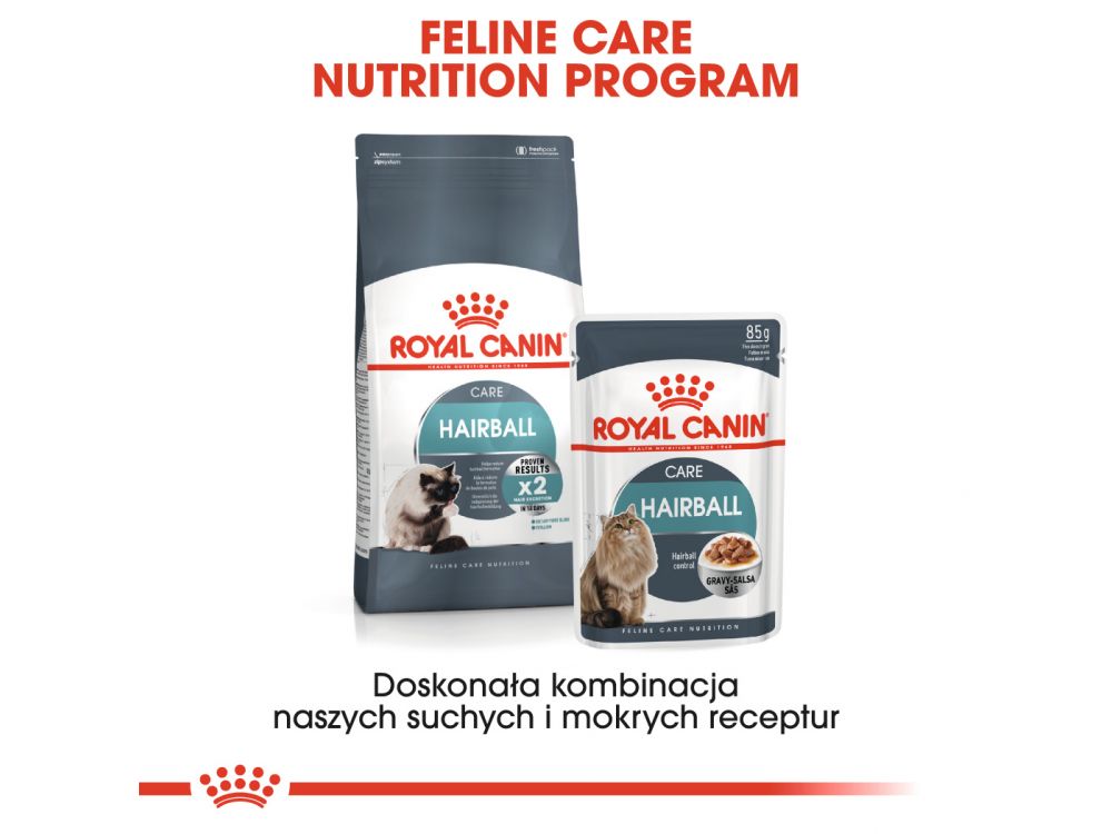 ROYAL CANIN Hairball Care karma sucha dla kotów dorosłych, eliminacja kul włosowych 10 KG