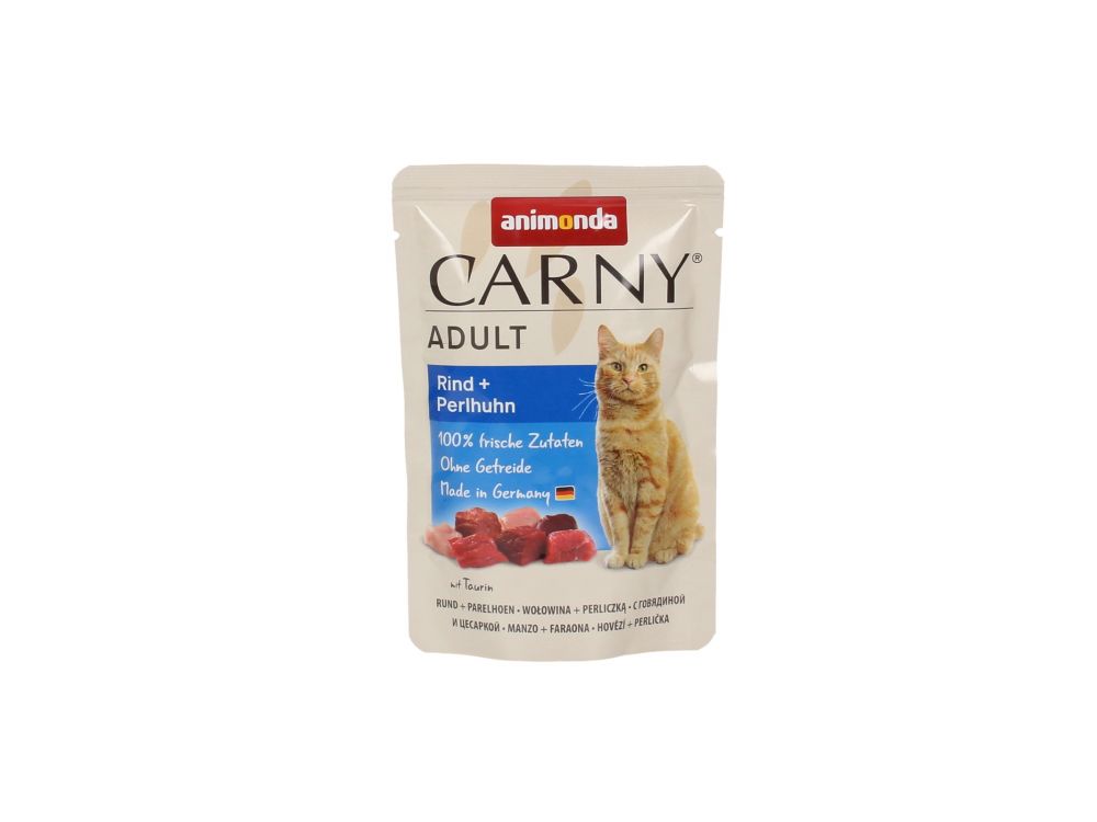 ANIMONDA CARNY SASZETKA 85G WOŁOWINA/PERLICZKA 83082